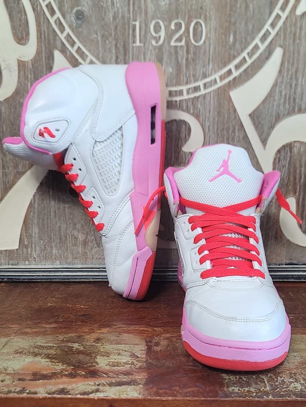 🔥🔥 Nike Air Jordan 5 Retro "Pinksicle" Wmns 8.5. Really Good Condition - Picture 4 of 16